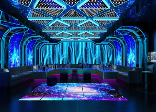 酒吧、KTV的桌面互動投影-好奇數(shù)字科技