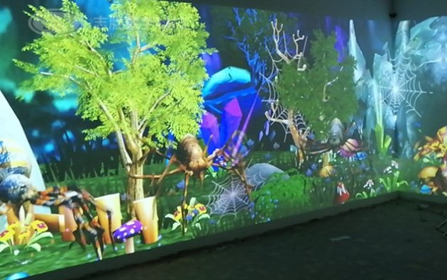 墻面投影互動(dòng)-好奇數(shù)字科技