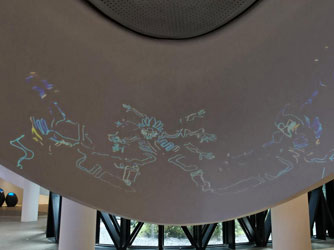 獨角獸展廳多媒體弧幕投影內(nèi)容演繹