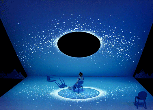 折幕投影在教學(xué)領(lǐng)域的應(yīng)用場景