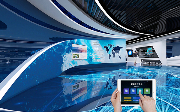 展廳多媒體中控系統(tǒng)集成-蘇州好奇數字科技有限公司.jpg