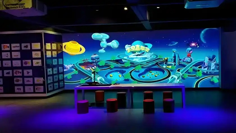 電子互動(dòng)繪畫墻-展館展廳的創(chuàng)意新寵-蘇州好奇數(shù)字科技