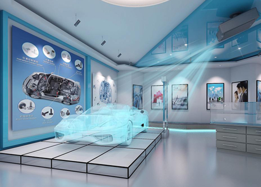 幻影成像在數(shù)字展館展廳中的應(yīng)用-好奇數(shù)字科技