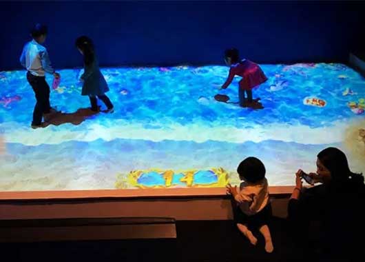 多媒體互動沙池在早教幼兒園場所中的應用場景