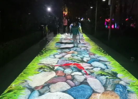沉浸式投影在公園場(chǎng)所的應(yīng)用場(chǎng)景