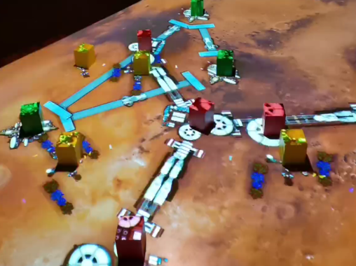 桌面投影識別互動