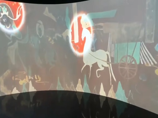 墻面投影互動(dòng)手電筒-蘇州好奇數(shù)字科技