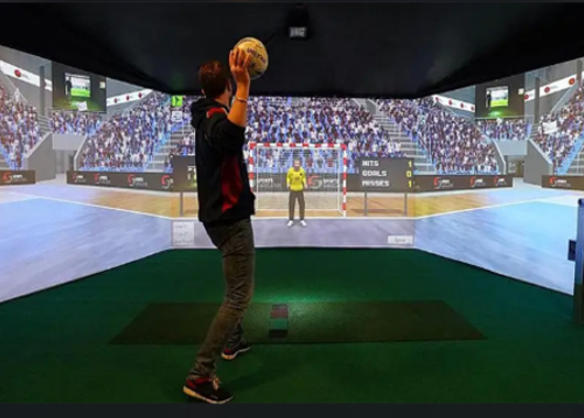 墻面互動投影在體育場所的應用場景