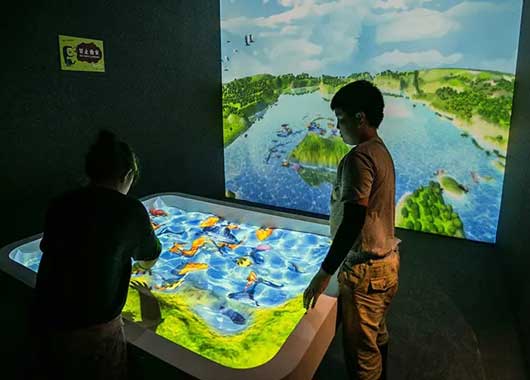 　　互動沙池、互動沙桌、魔法沙桌、互動投影沙桌在商超娛樂場所的應用場景